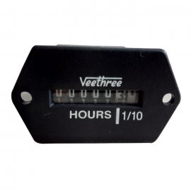 VOLTIMETRO 12V CROMADO RANGO 8-16V VEETHREE – MEDICION DIESEL